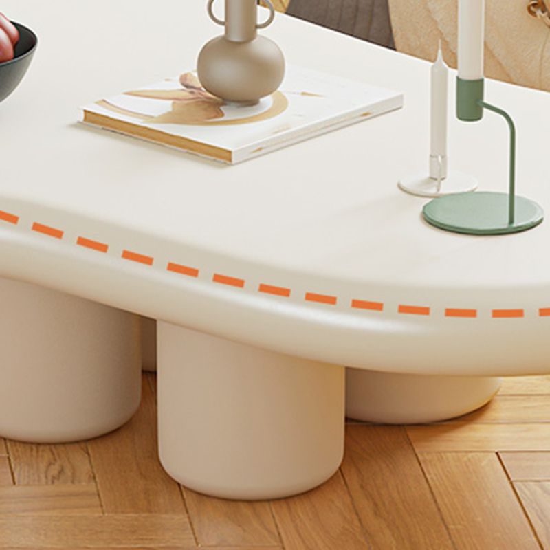 Scandinavian Wooden Coffee Table Free form 3 Legs Coffee Table for Living Room