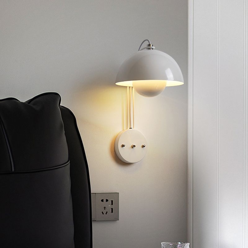 Done Shaded Wall Light Modernism Polish Finish Lighting for Home
