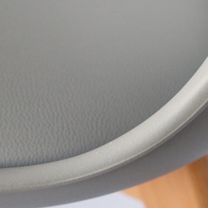 Silla lateral de Beech Parsons escandinavo de bossons Sillas de comedor de cuero (juego de 2)