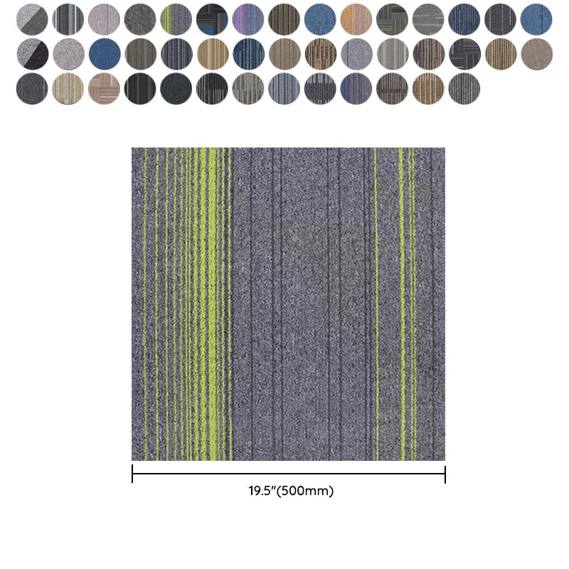 Modern Carpet Floor Tile Self Adhesive Level Loop Fade Resistant Carpet Tile