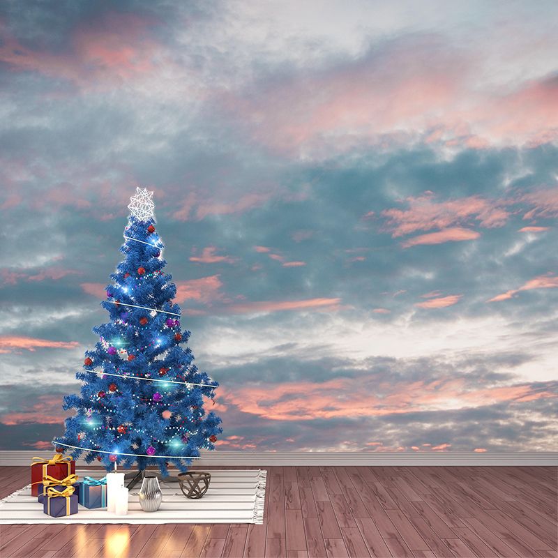 Modern Art Storm Mural Decal Eco-friendly Wallpaper Wall Covering for Home