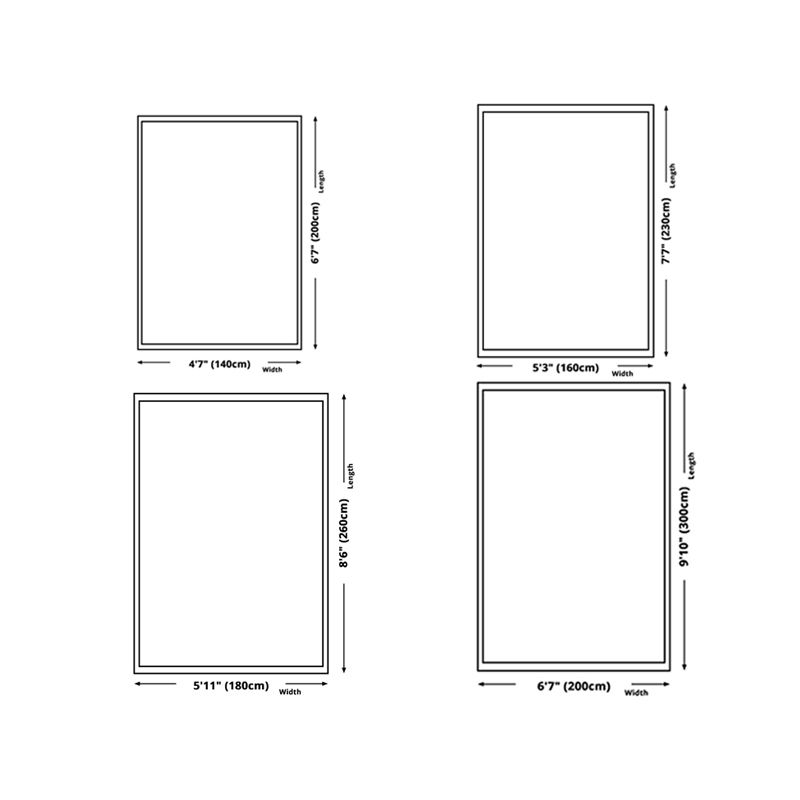 Luxury Houndstooth Print Carpet Polyester Indoor Rug Non-Slip Backing Rug for Living Room