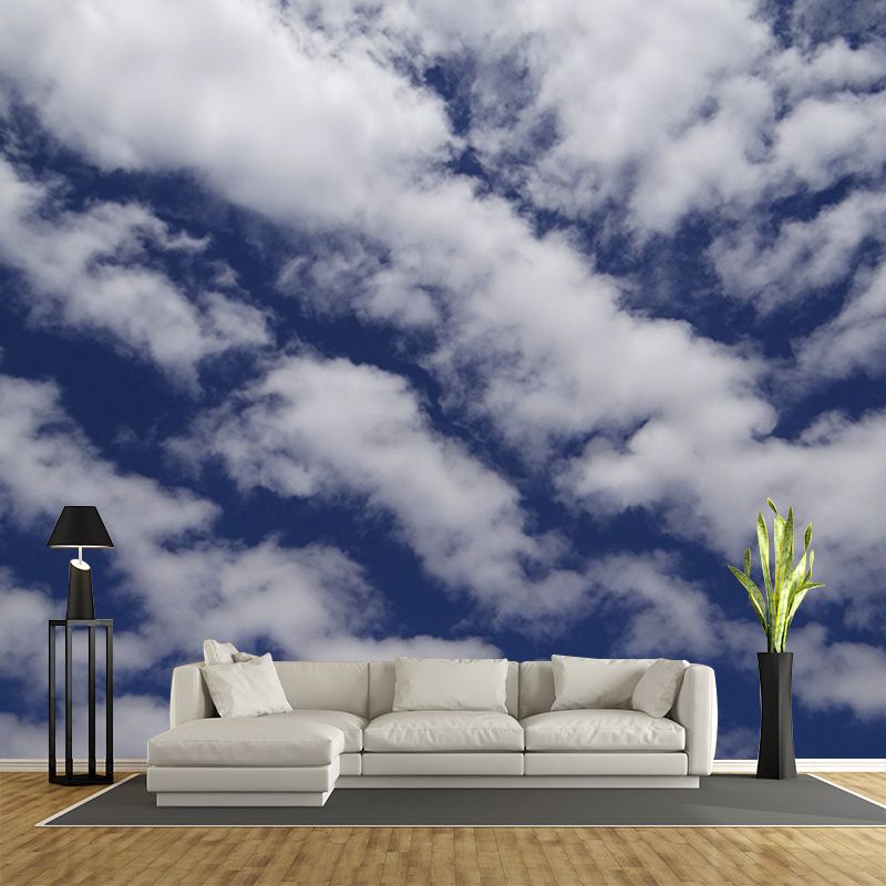Cloudy Sky Modern Murals Environment Friendly Wallpaper for Sitting Room Wall Decor