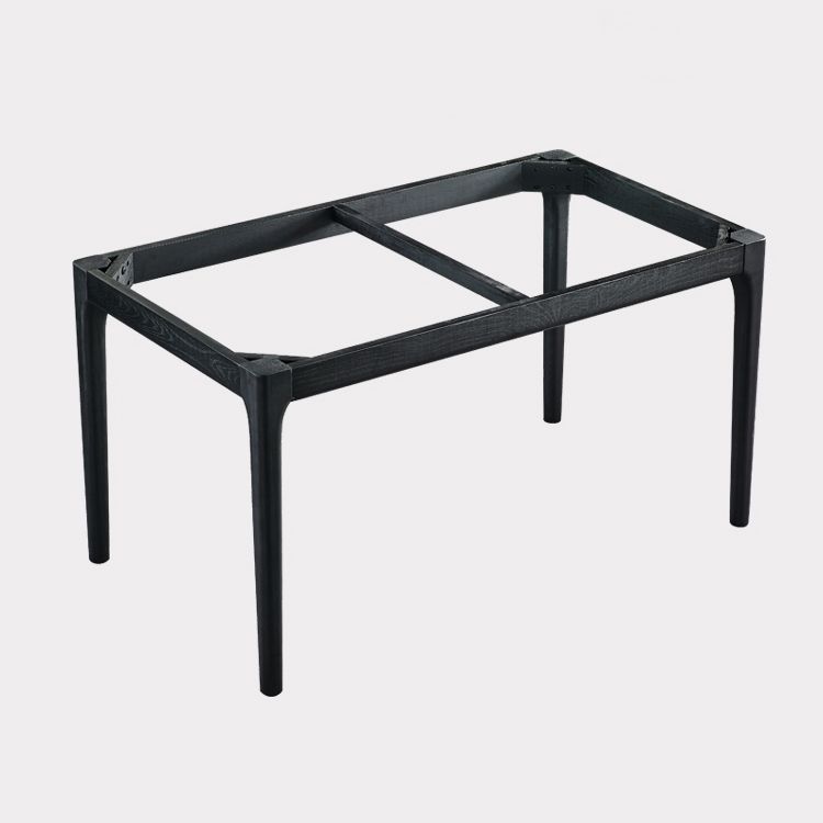 Minimalist Style Dining Table Set with Rectangle Shape Table and Padded Chairs