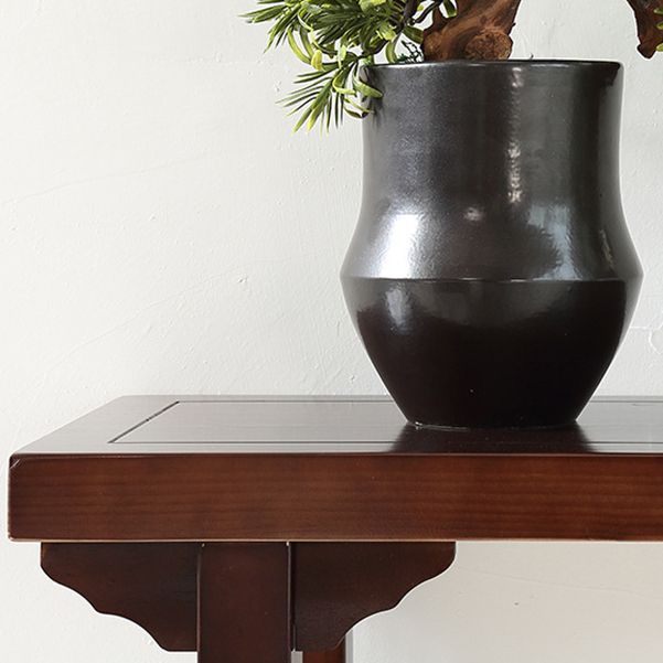 31.5-inch Tall Console Table Solid Wood Accent Table for Hall