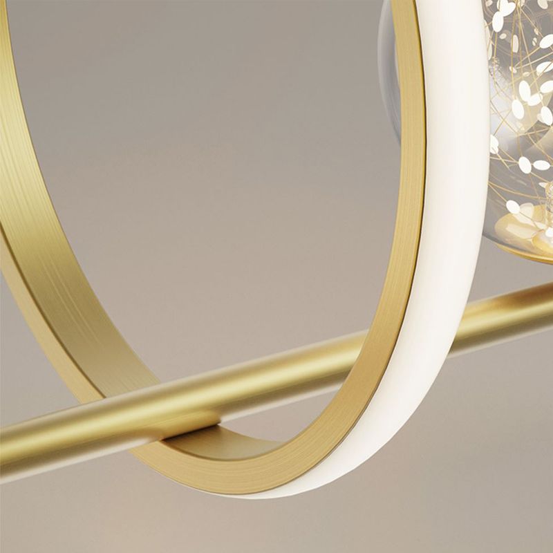 Sphere Anhänger Kronleuchter moderner Glas Island Kronleuchter für Esszimmer