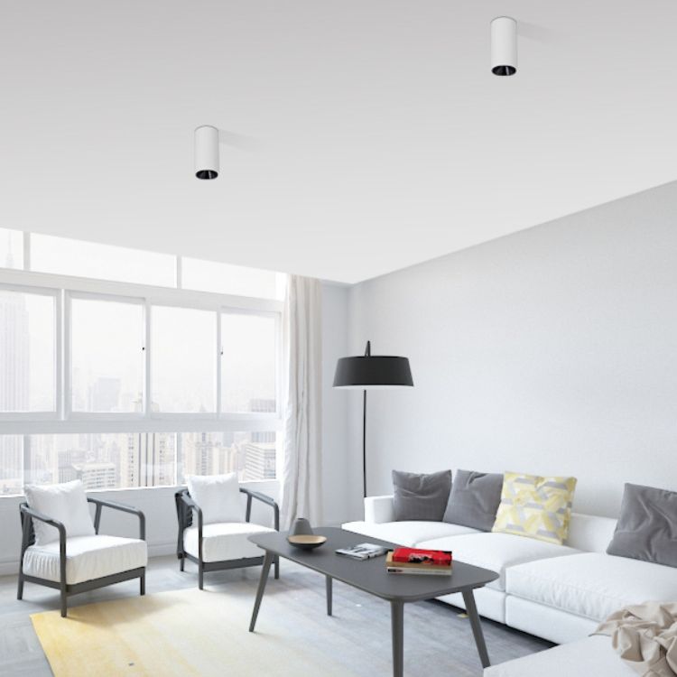 Minimalisme Aluminium LED-inbouwlamp Cilinderplafond Inbouwmontage