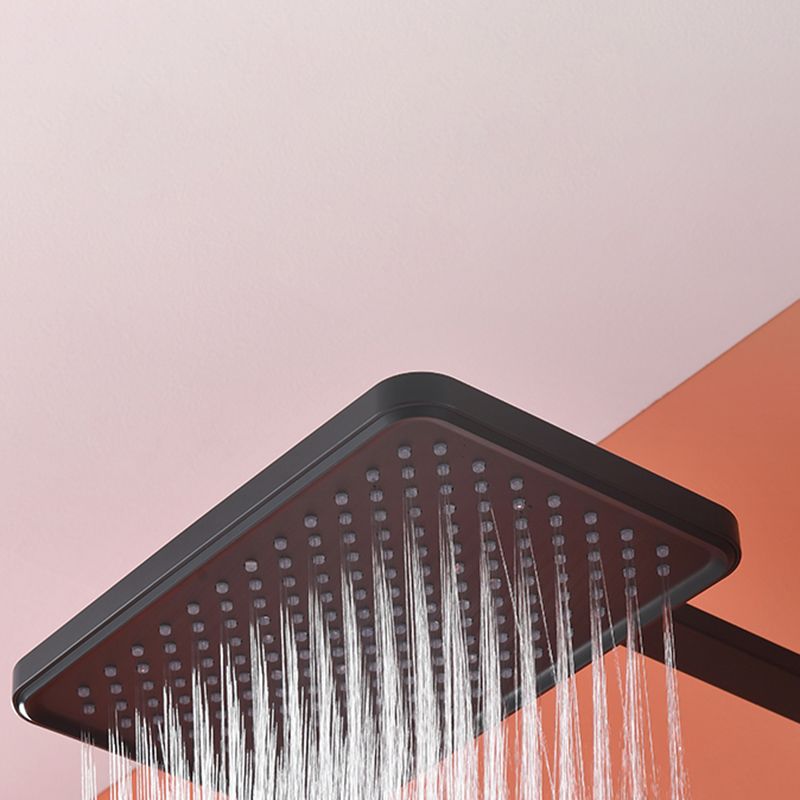 Modern Style Shower System Spot Resist Copper Wall Mounted Shower System