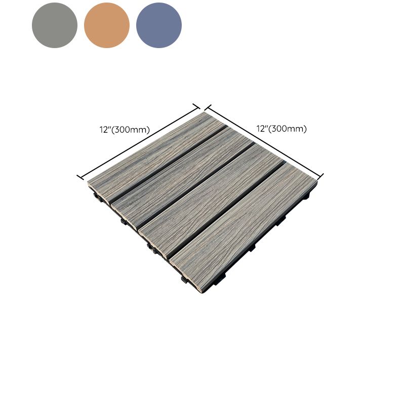Snapping Patio Flooring Tiles Striped Pattern Tile Set Floor Board