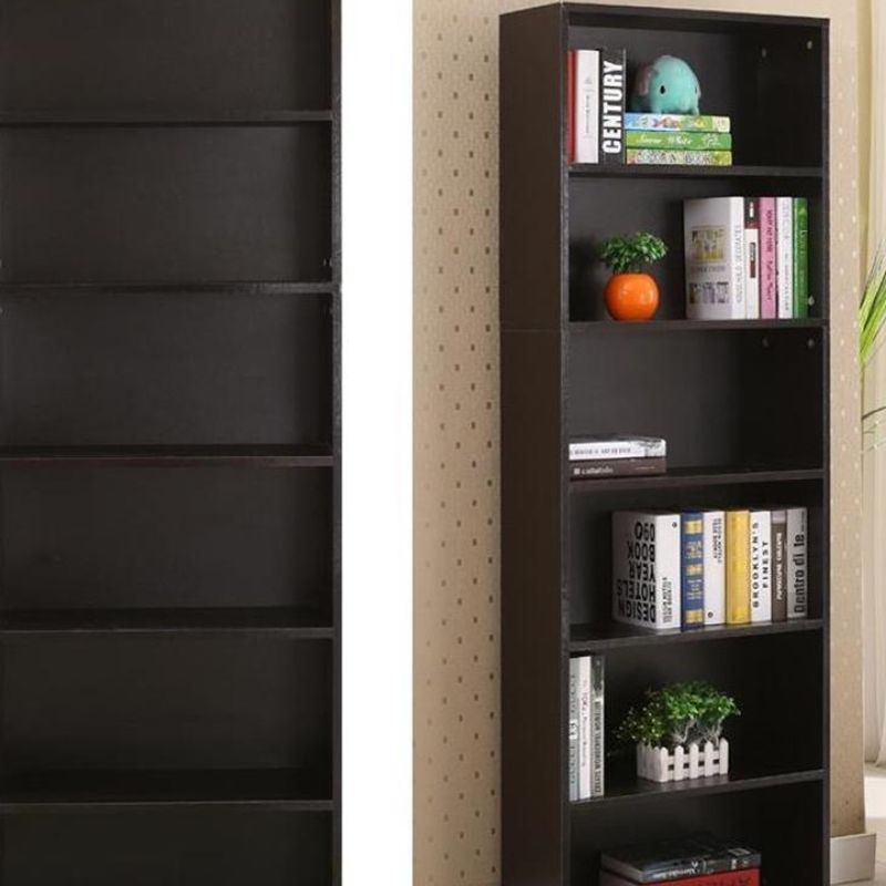 Closed Wooden Bookcase Modern Minimalist Home Living Room Bedroom Rectangular Bookshelf