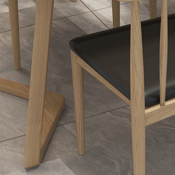 Dining Room Armless Dining Chair Home Slat Back Dining Chair