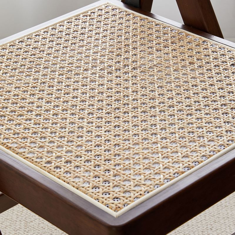 Rubberwood eigentijdse stijl stoel open rug enkele eetkamerstoel