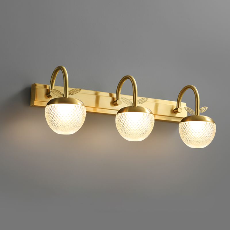 Lumière moderne Style de luxe SPHÉRIQUE MON MUR MUR SONCE CUPPORT COPPORT Vanité Murned Vanity