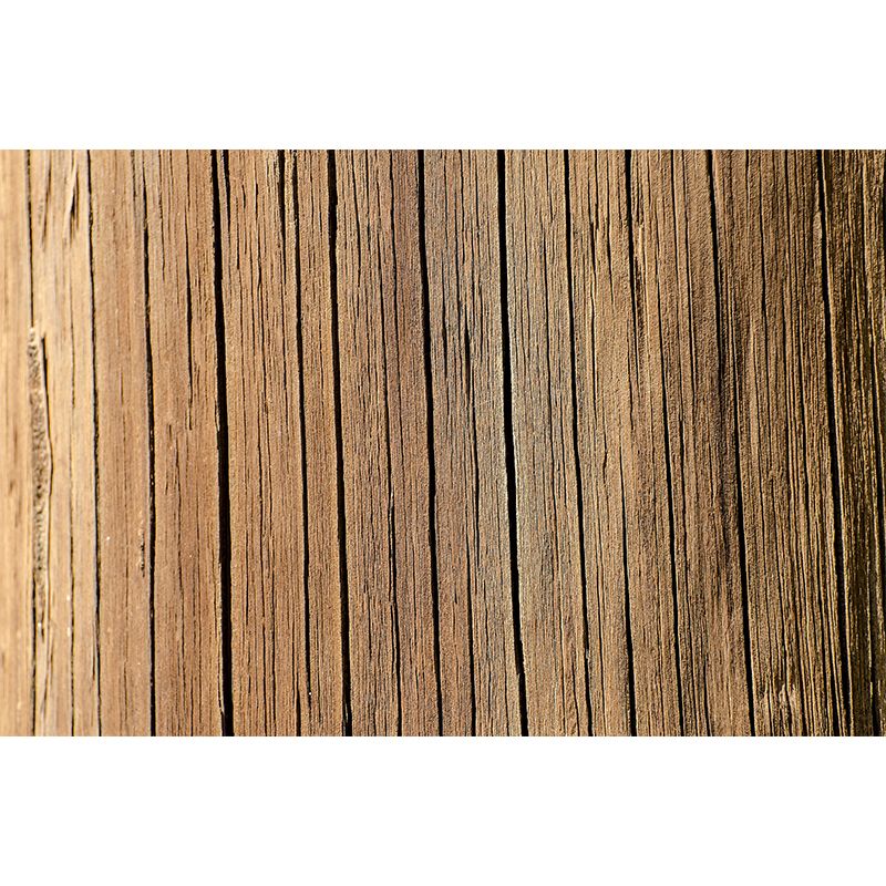 Dark Coor Wood Look Mural Industrial Wallpaper Whole Wall Decor for Dining Room