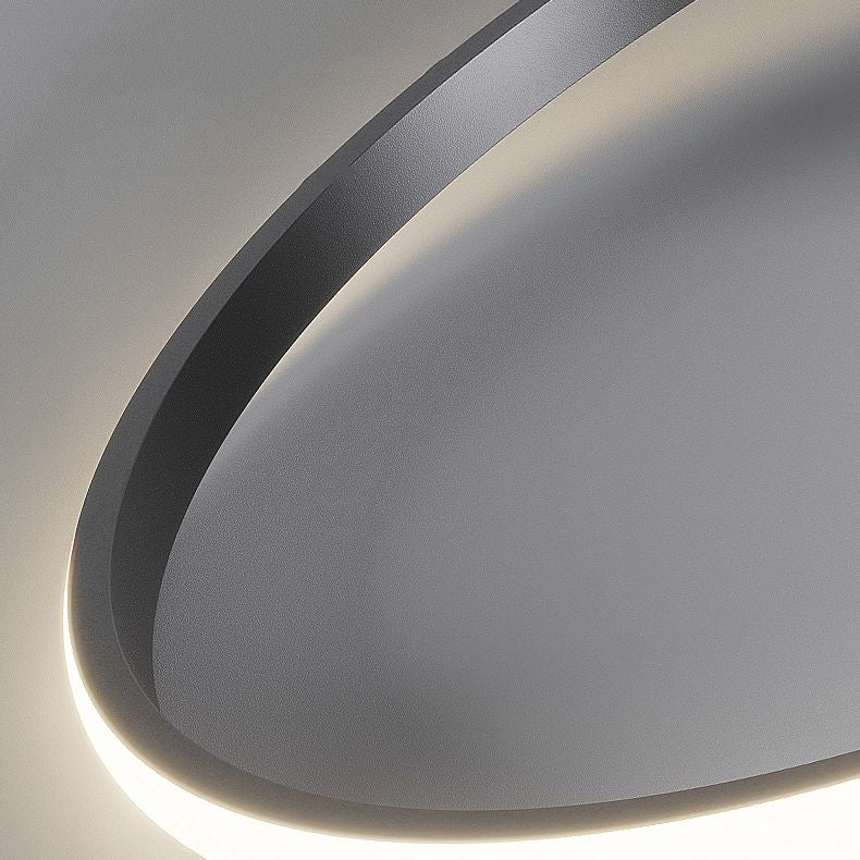 Rond métal LED encastré lampe unique chambre nouveau luminaire encastré moderne