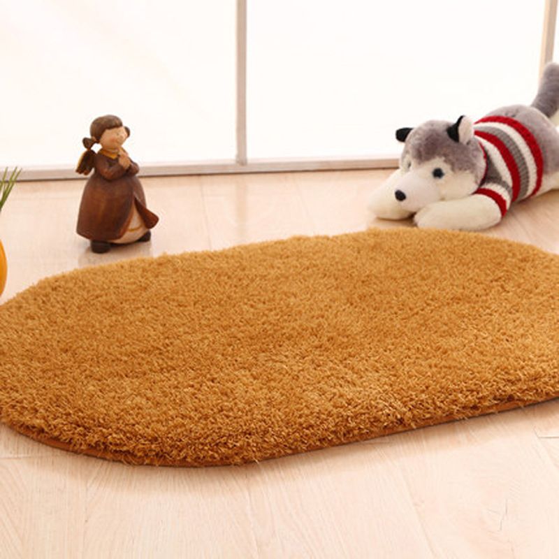 Einfacher niedlicher Teppich mehrfarbigem, fester Farbe Innenpulte Rutschtierfreundlichkeit Easy Care Area Teppich für Zuhause