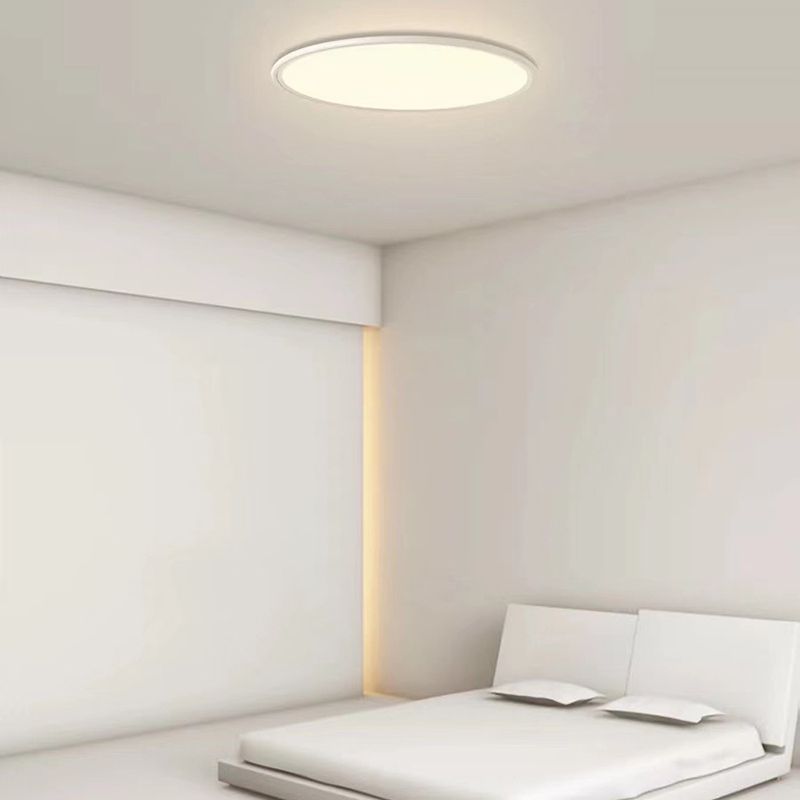 Luminaires encastrés circulaires à 1 lumière à montage en aluminium de style moderne