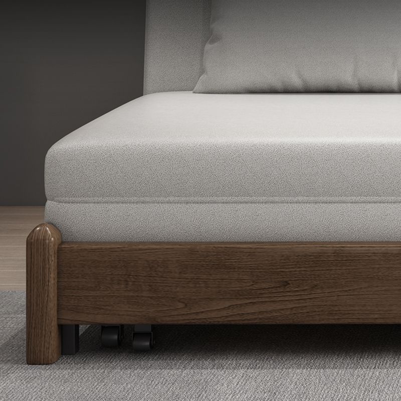 Pillow Included Sofa Futon Armless Futon Sofa Bed with Storage