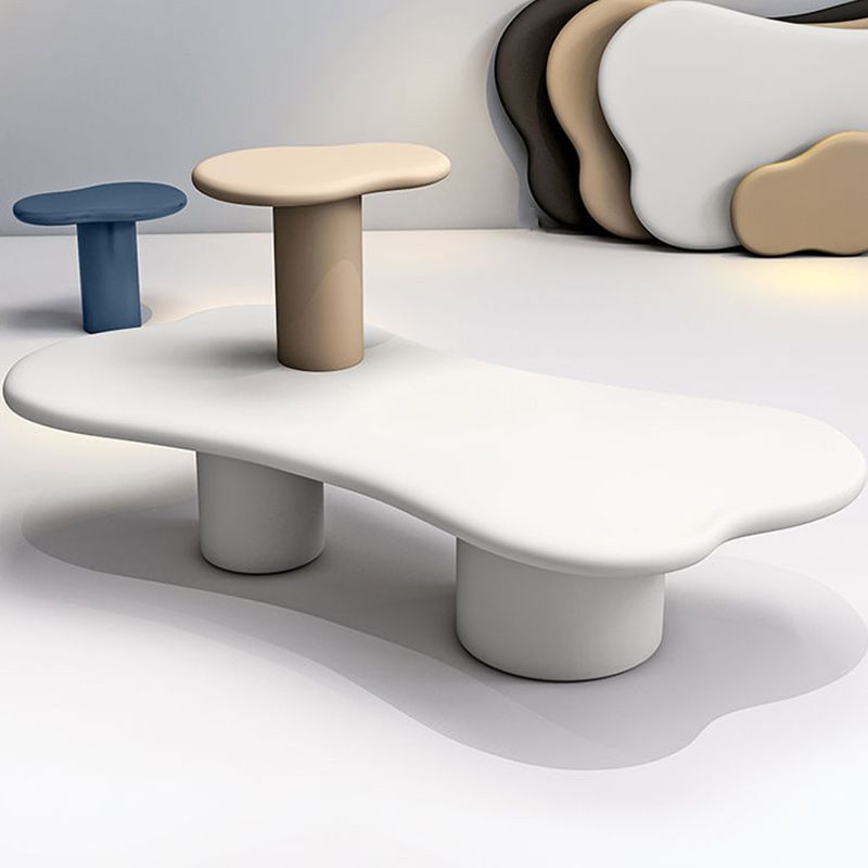 Wooden Geometric Contemporary Coffee Table Single Coffee Table