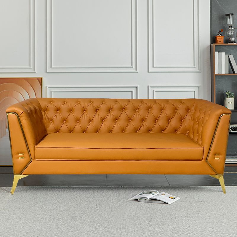 30.70" High Tuxedo Arm Sofa with Tufted Split-Back for Living Room