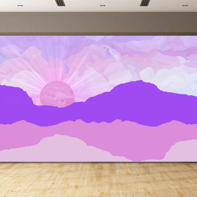 Abstract Style Illustration Wall Mural Wallpaper Sitting Room Wall Mural