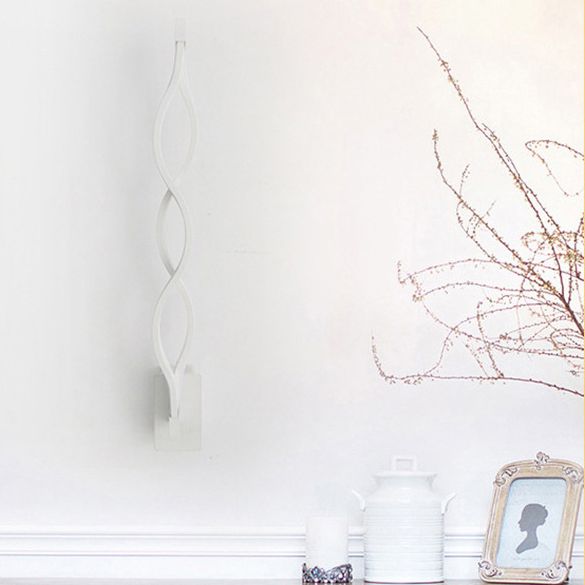 Creative Minimalist Style Linear Wall Sconce Aluminum 2 Lights Sconces