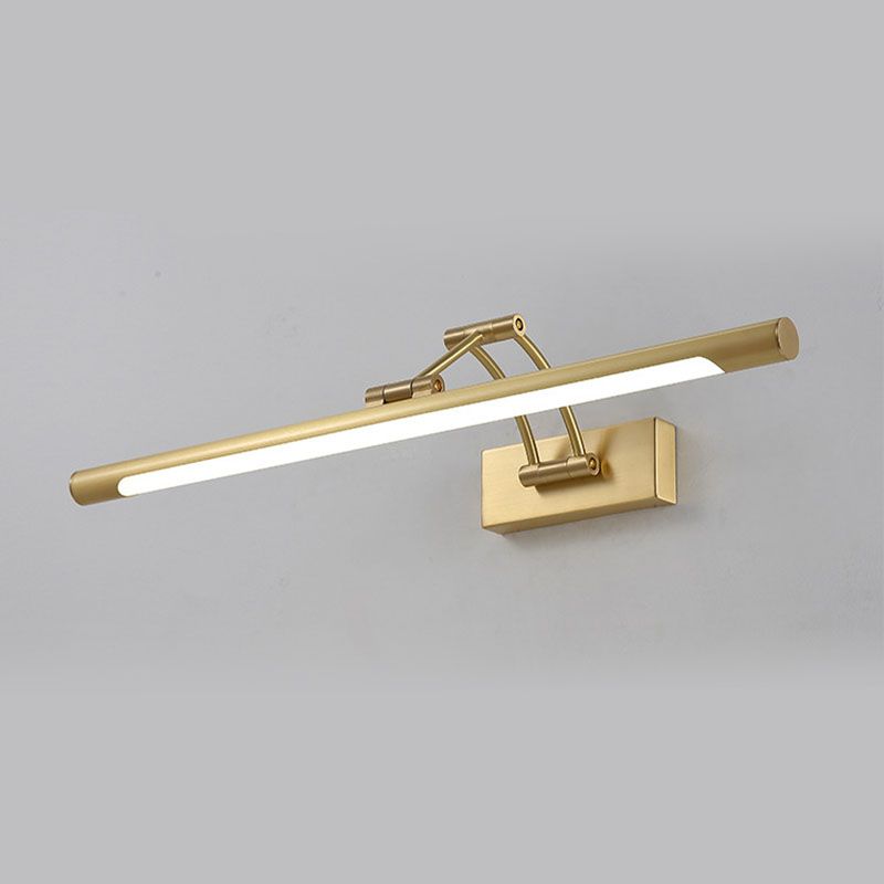 Adjustable Arm Sconce Light Fixture Modern Copper 1 Light Wall Lighting
