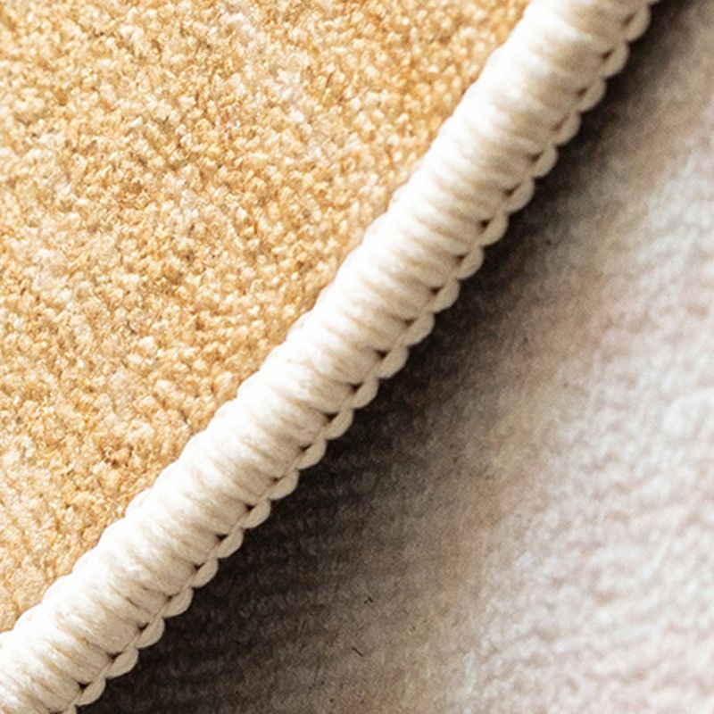 Modern Style Geometric Rug Rectangle Shape Living Room Carpet Polyester Washable Area Rug