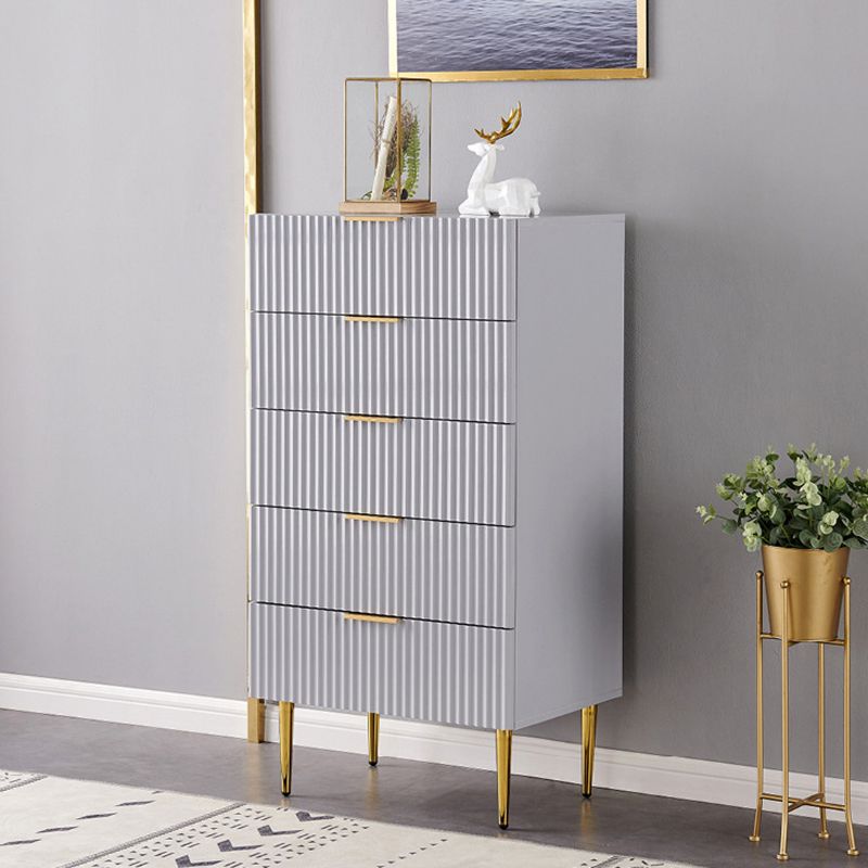 15.74" Wide Modern Accent Ches Wood Soft Close Drawers Chest