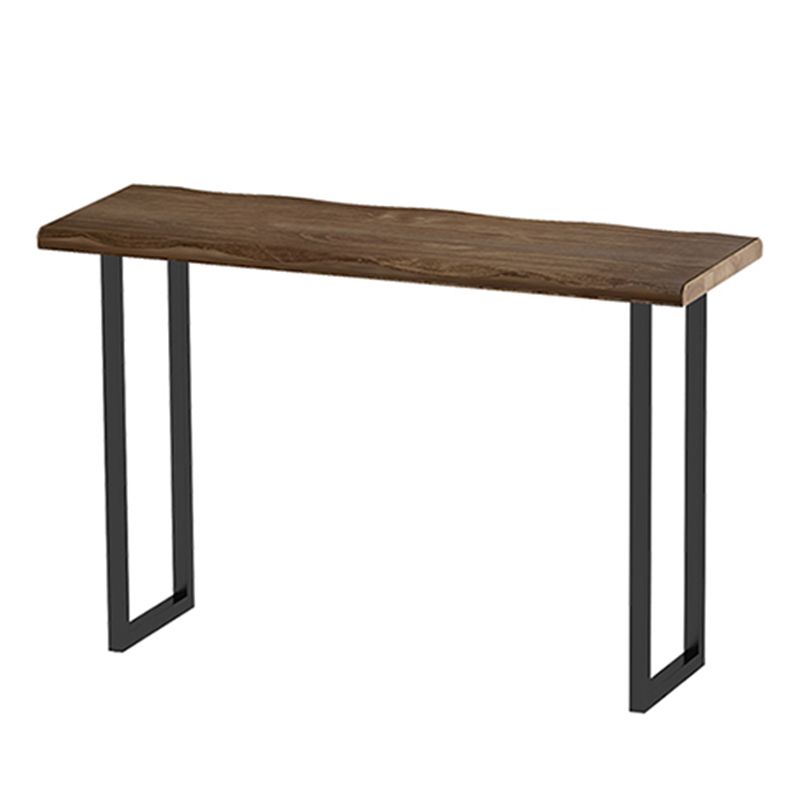 Modern Wooden 1/2/3 Pieces Bar Table Set Rectangle Bar Table with Metal Leg