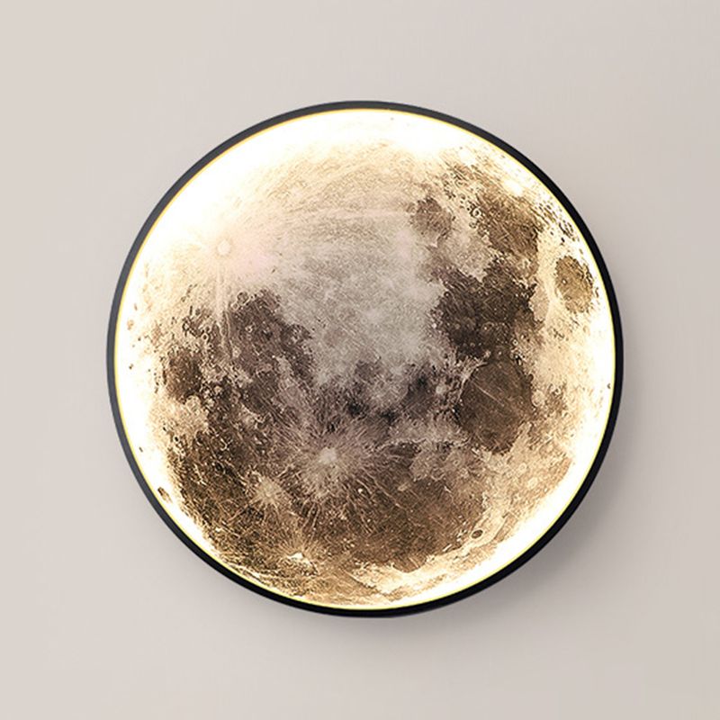 Contemporary Circle LED Wall Light Household Wall Lighting Fixture for Living Room