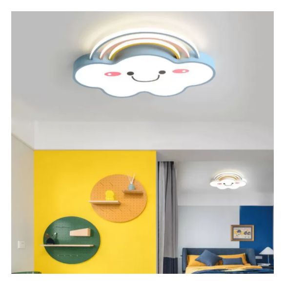 Nordic Children's Room Ceiling Light Modern Macaron Style Boy Girl Bedroom Study Cute Cartoon Creative Acrylic Led Lamps