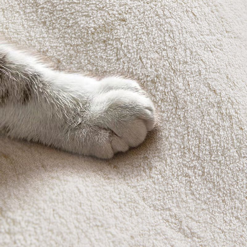 White Tone Modern Indoor Rug Polyester Abstract Lines Carpet Stain Resistant Rug for Home Decoration