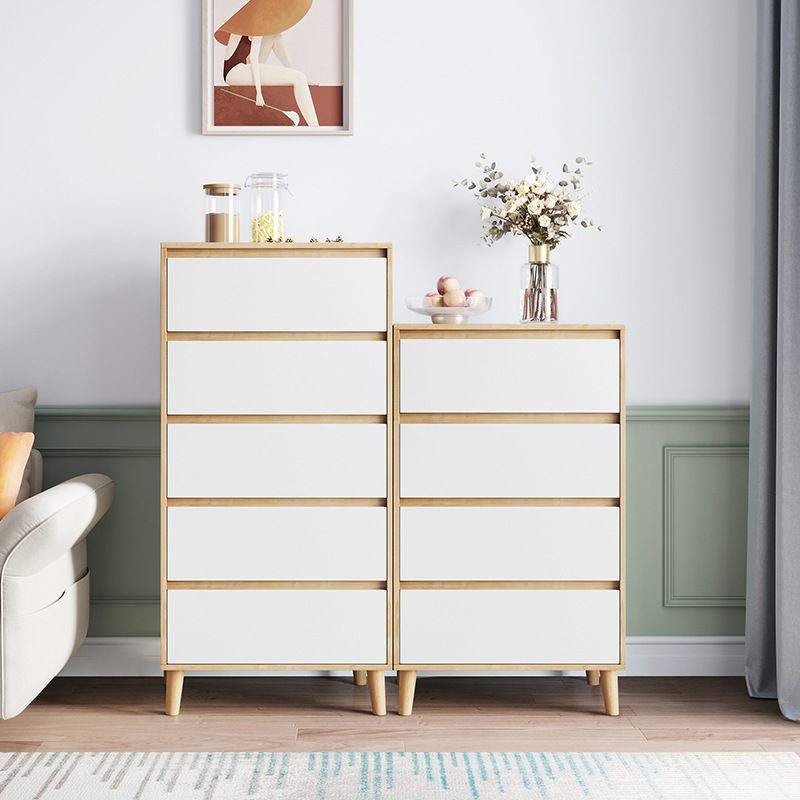 15.7" W Contemporary Storage Chest Dresser Wood Dresser with Drawers