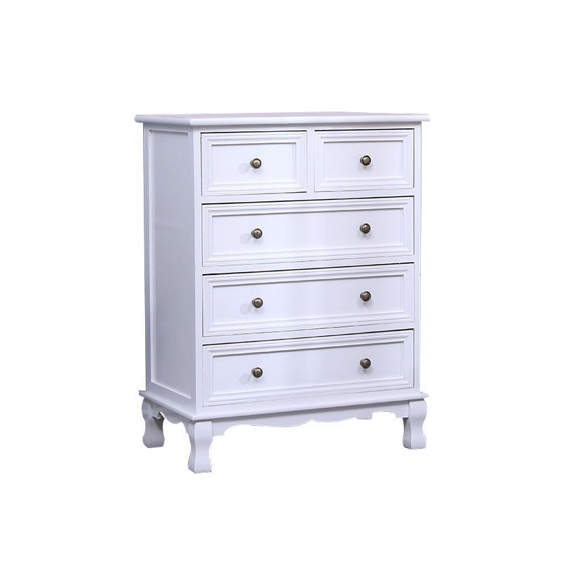 14" W Traditional Wooden Lingerie Chest Vertical Storage Chest with Drawers