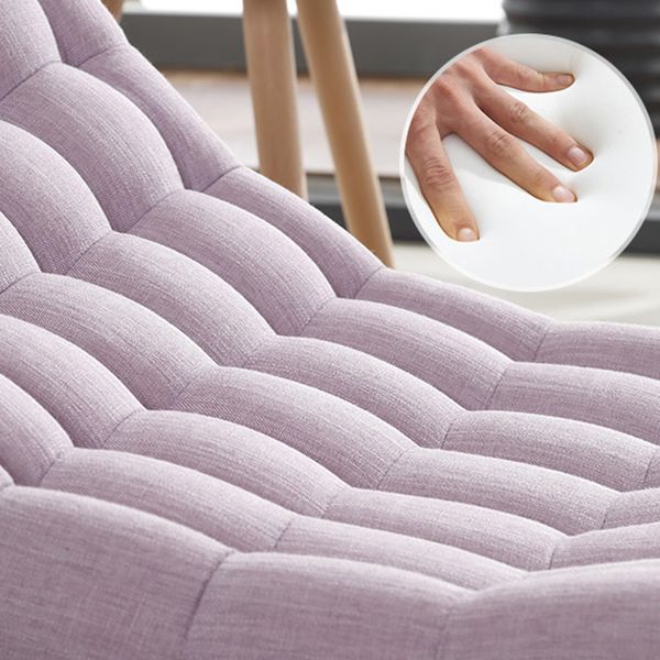 Interior Furniture Relaxing Lazy Sofa Chair Leisure Velvet Fabric Rocking Chair