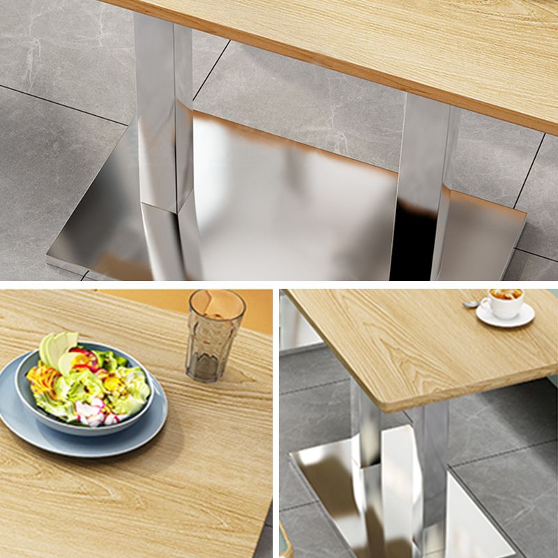 Industrial Style Dining Room Collection Solid Wood Dining Site Table for Dining Room