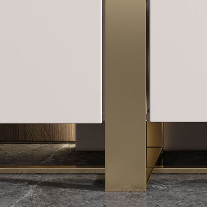 Classic Glam Combo Dresser Birch Storage Chest Dresser for Bedroom