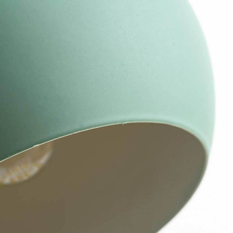 1-Light Wall Sconce Modern Macaron Style Metal Wall Lighting for Bedside