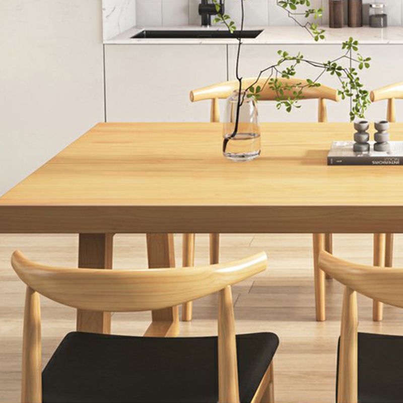 Modern Solid Wood Furniture 1/2/4/5/7 Pcs Standard Height Dining Room Table Set