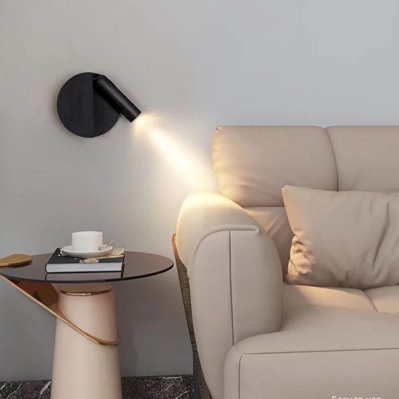 Simplicity Cylinder Sconce Lights Metal 1 Light Wall Sconces