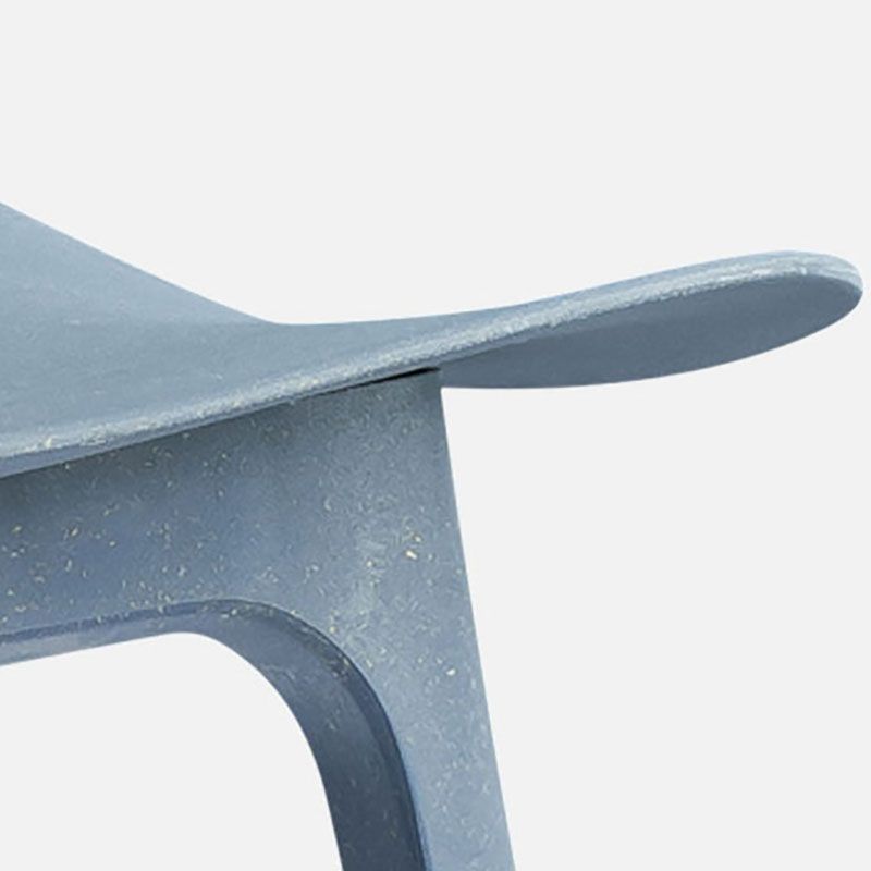 Chaise de salle à manger en plastique moderne, chaises de salle à manger sans bras pour utilisation au restaurant
