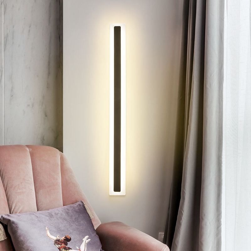 Linearer Schatten Metall Wandleuchter moderner Stil 1- Lichtwandhalterung Beleuchtung