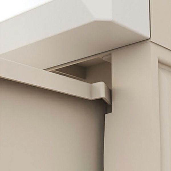 Modern Non-Hanging Armoire with Legs Plastic Storage Cabinet