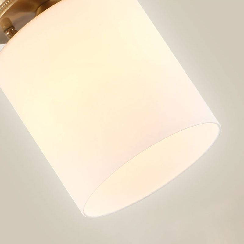 Minimalisme Inbouwlamp Glazen kap Plafondlamparmatuur voor gang