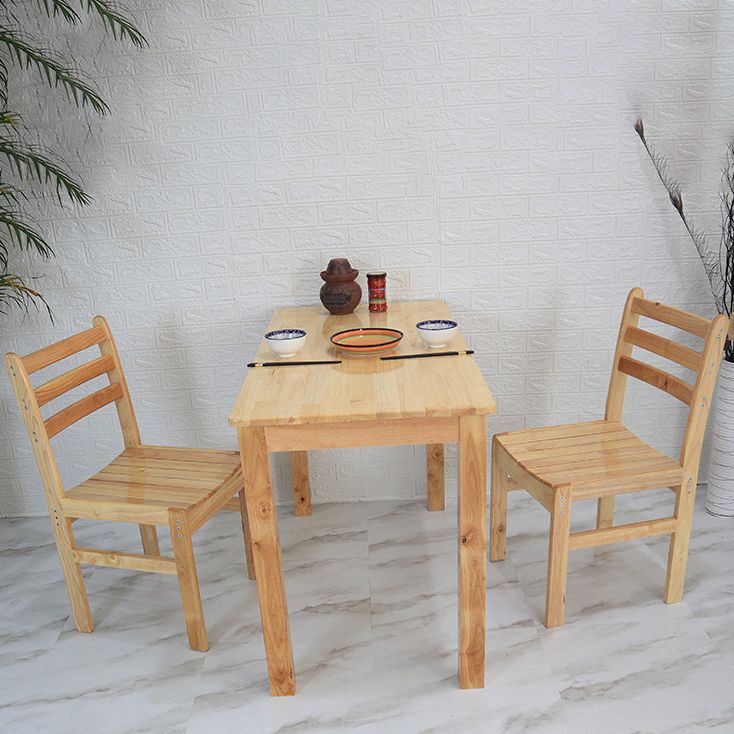 Traditional Wood Dining Set 1/2/3/5/7 Pieces Rectangle Dining Table Set