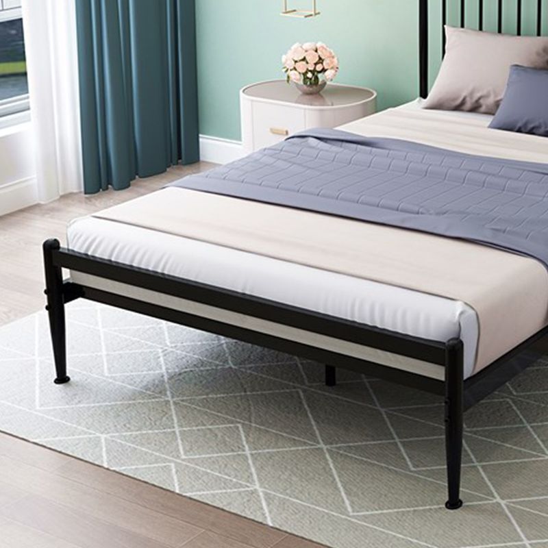 Industrial Slat Bed Rectangular Standard Bed with Custom Gold Leg