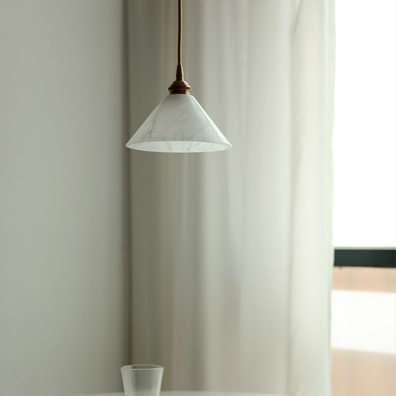 Minimalisme moderne en marbre pendentif luminaires pour la salle à manger du café