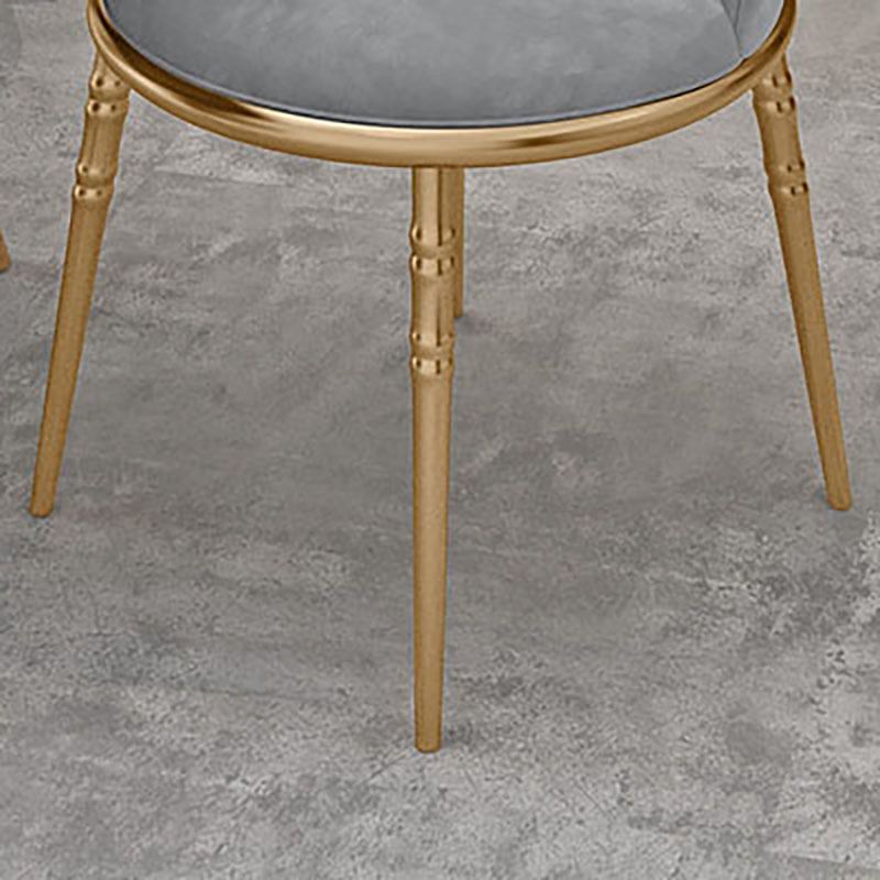 Silla lateral escandinava de piel sintética para el hogar, silla con respaldo sólido sin brazos