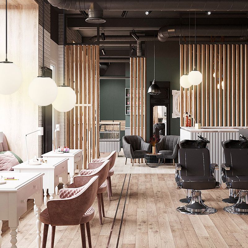 Pendule verre suspendu plafonnier style minimaliste plafond blanc pendant plafonnier